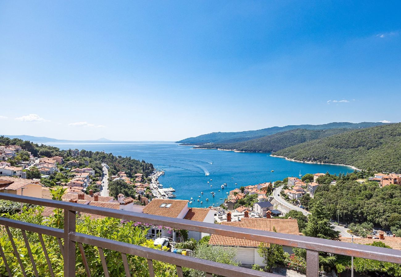 Ferienwohnung in Rabac - Lady M Gold – Balkon und Meerblick