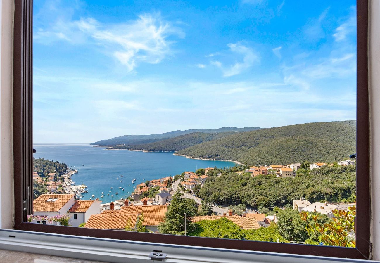 Ferienwohnung in Rabac - Lady M Gold – Balkon und Meerblick