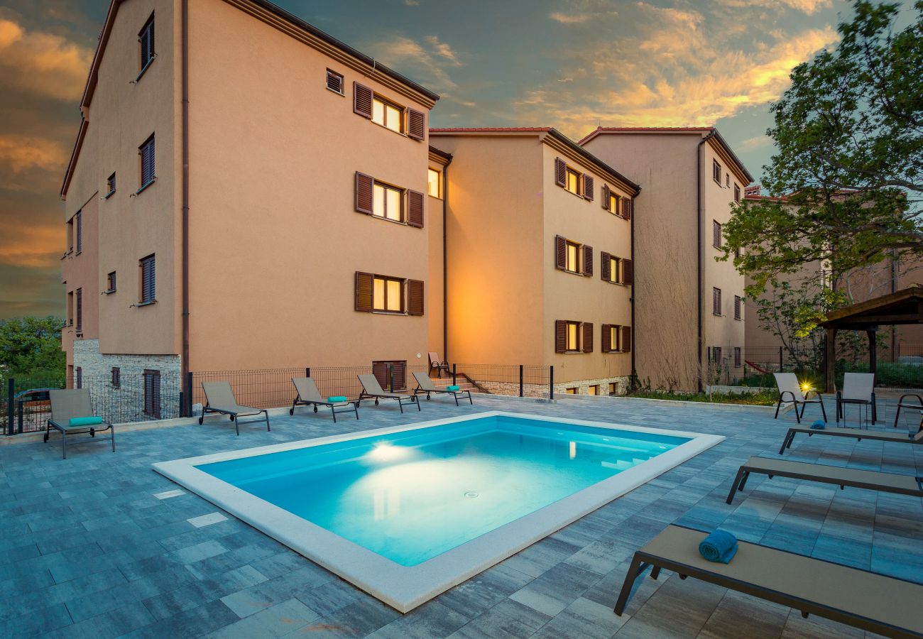 Ferienwohnung in Ližnjan - Modernes FeWo, Pool, Meerblick – Cesare 5