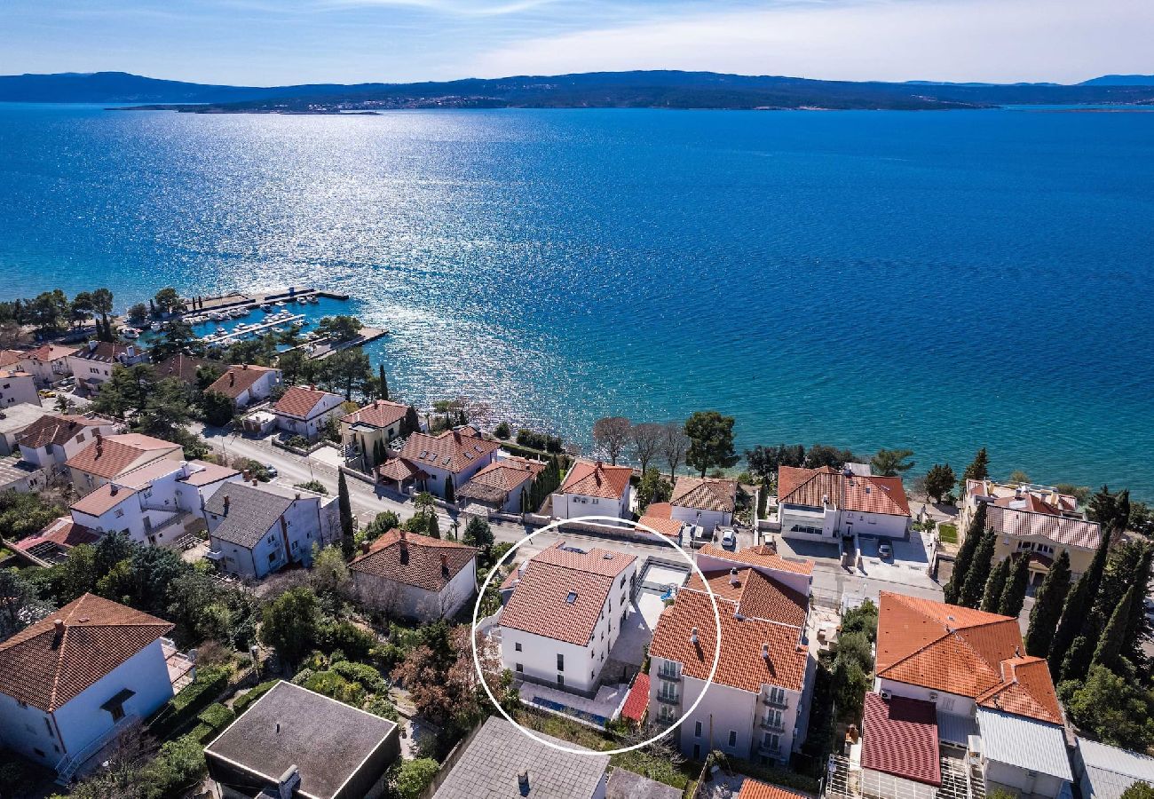 Ferienwohnung in Crikvenica - Spacious Pool Apartment Crikvenica 