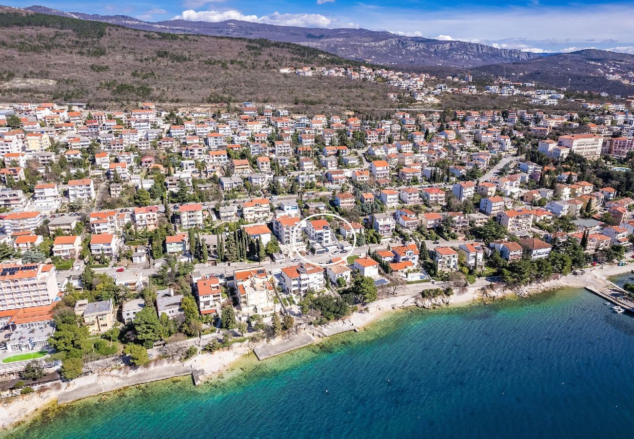 Ferienwohnung in Crikvenica - Pool Apartment Sunset With Sea View 