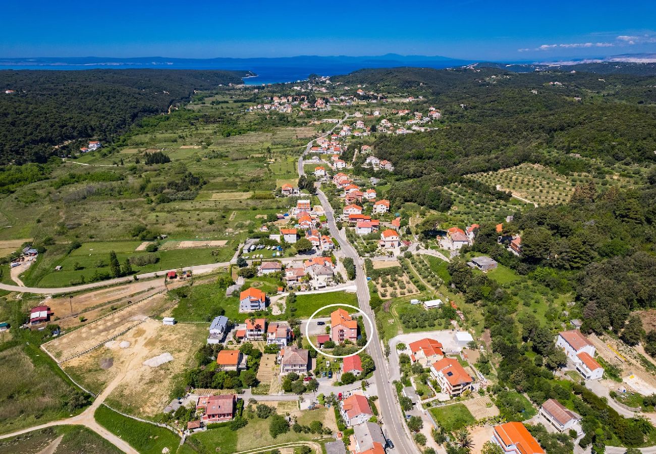 Ferienwohnung in Kampor - Familien FeWo Lavanda (Neda) – Meerblick, Insel Rab