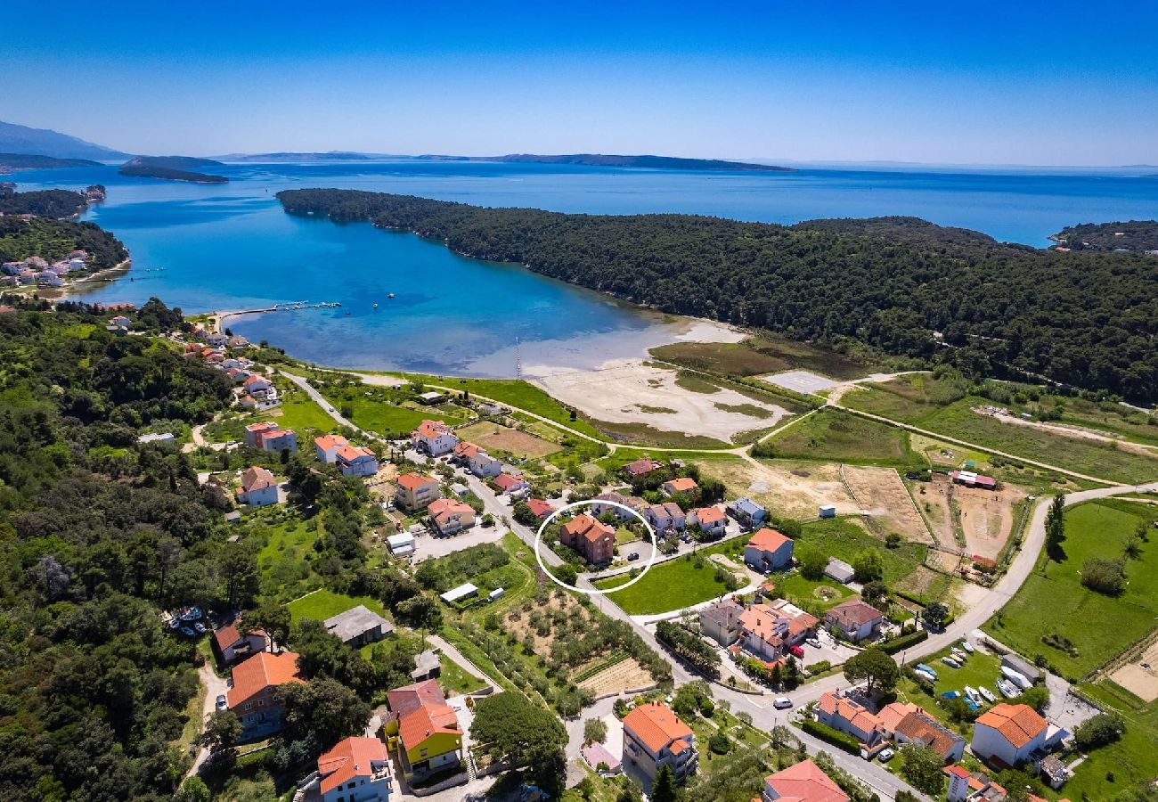 Ferienwohnung in Kampor - Familien FeWo Lavanda (Neda) – Meerblick, Insel Rab