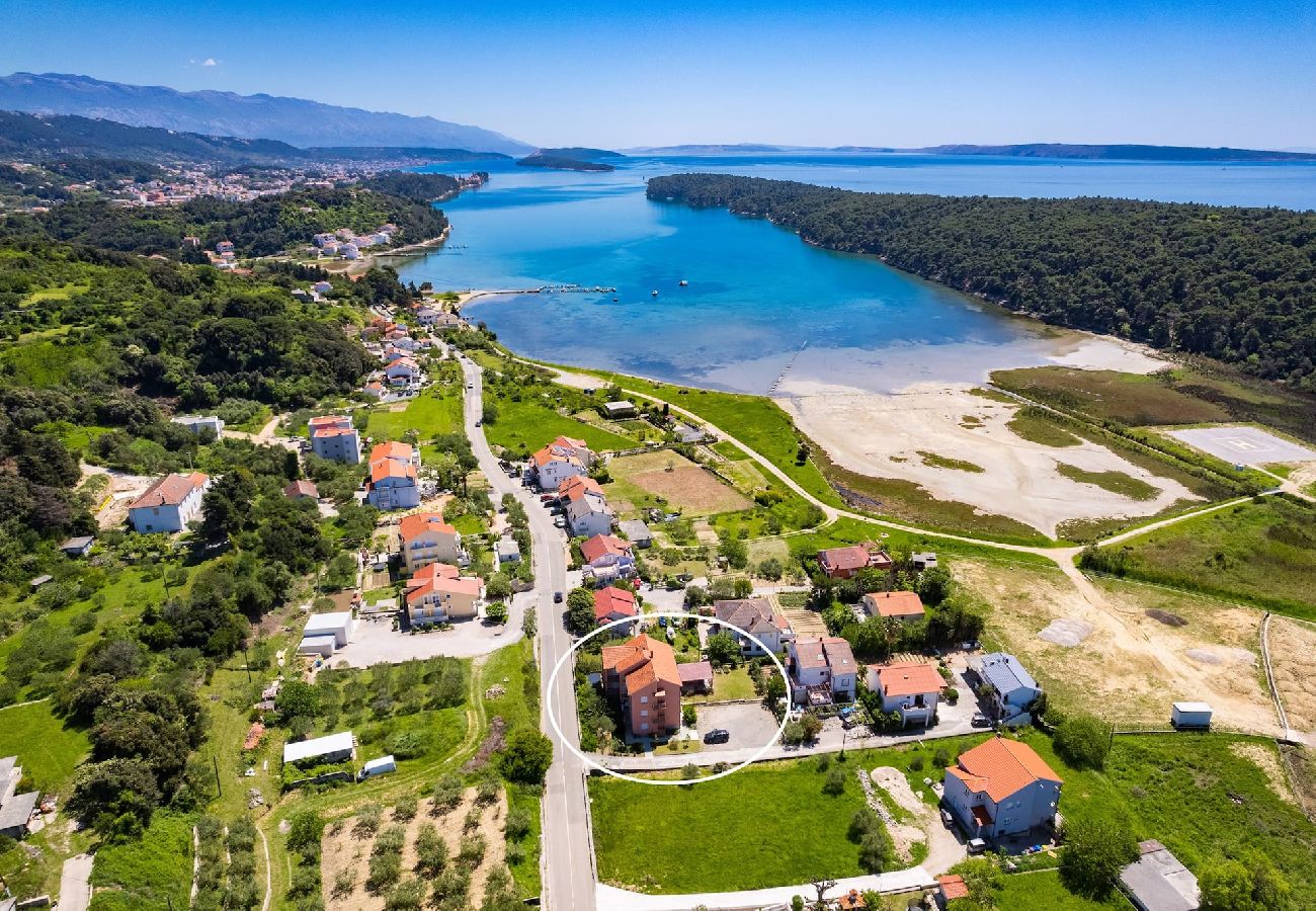 Ferienwohnung in Kampor - Familien FeWo Lavanda (Neda) – Meerblick, Insel Rab