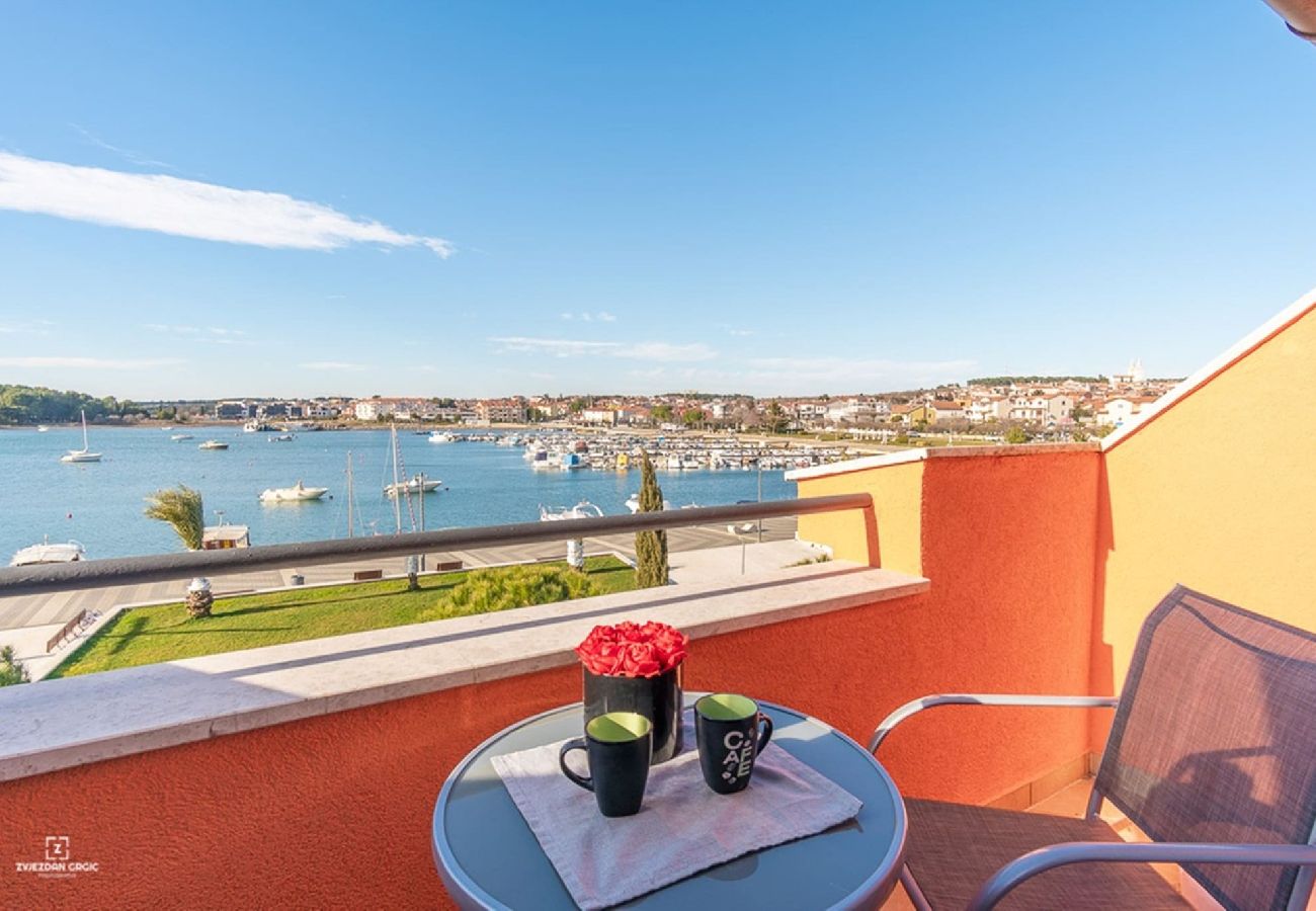 Ferienwohnung in Medulin - Wundervoller Balkon mit Meerblick - FeWo Sunset