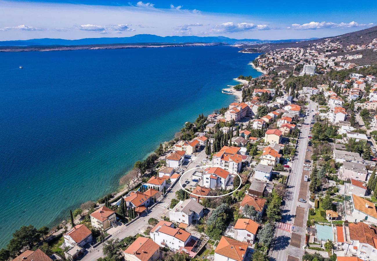 Ferienwohnung in Crikvenica - Luxury Pool Apartment With Sea View 