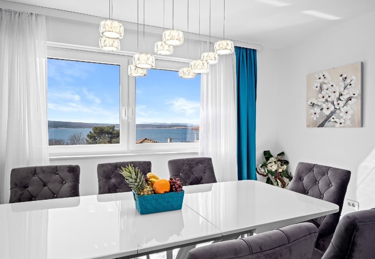 Ferienwohnung in Crikvenica - Luxury Pool Apartment With Sea View 