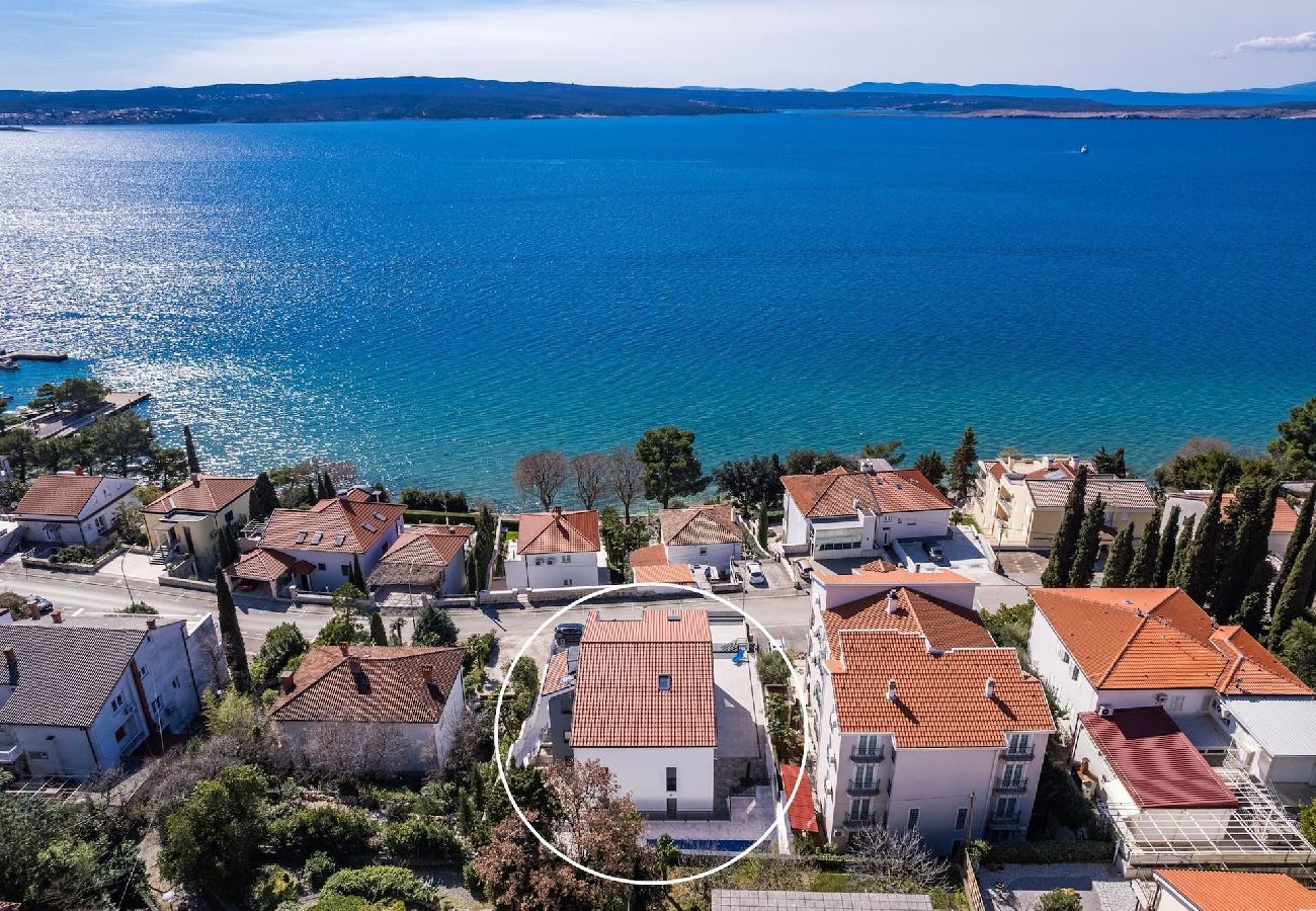 Ferienwohnung in Crikvenica - Luxury Pool Apartment With Sea View 