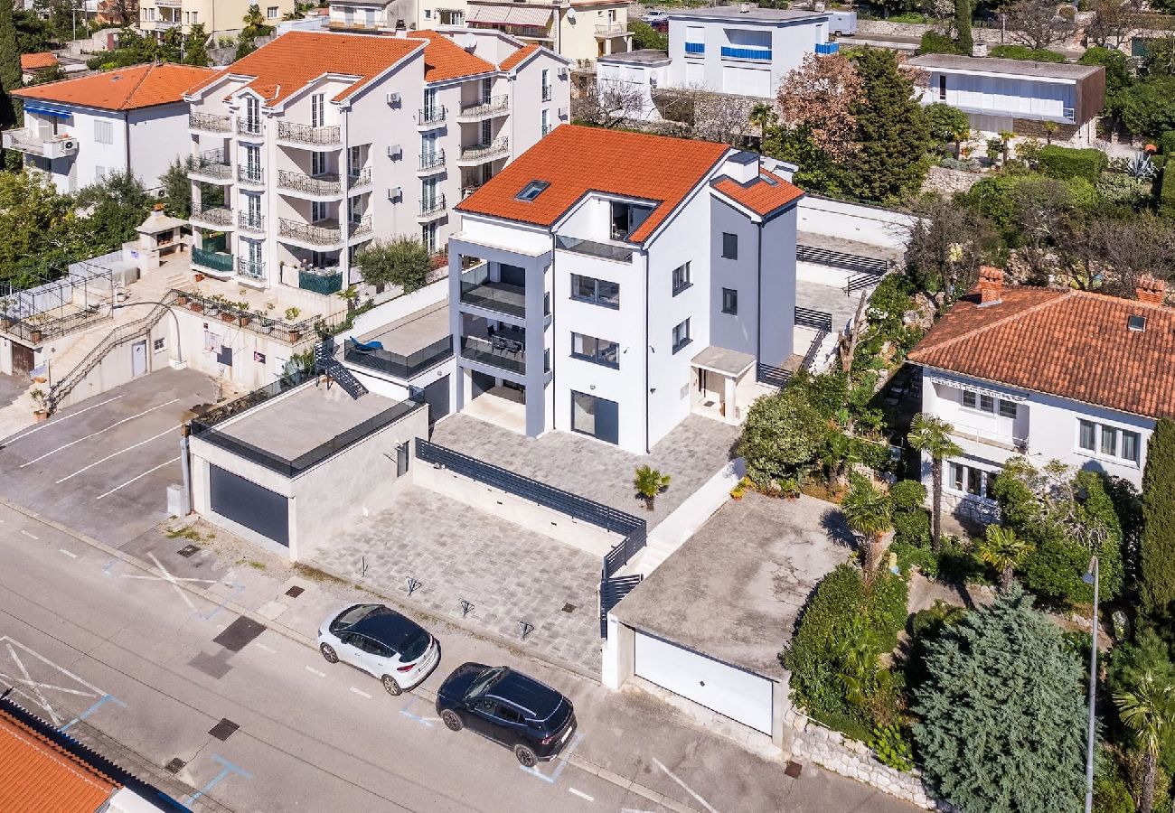 Ferienwohnung in Crikvenica - Luxury Pool Apartment With Sea View 