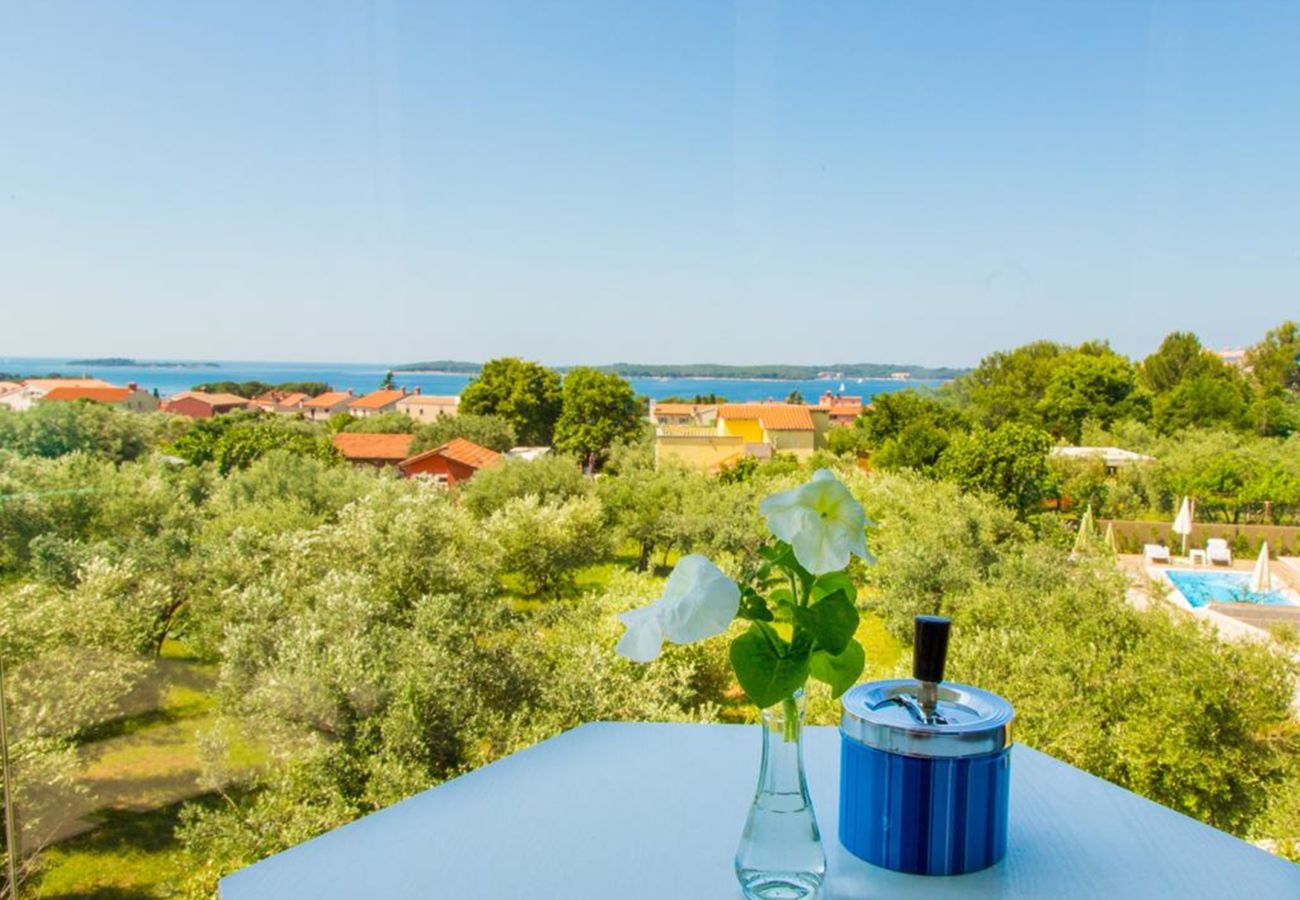 Villa in Fažana - Villa mit Pool und Meerblick in Fazana - Horizont