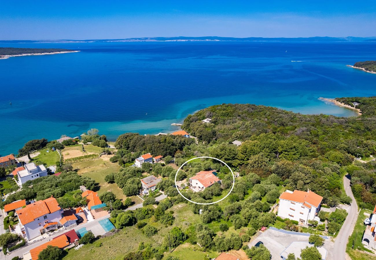 Ferienwohnung in Supetarska Draga - Anamar-Apartment mit drei Schlafzimmern.Meerblick