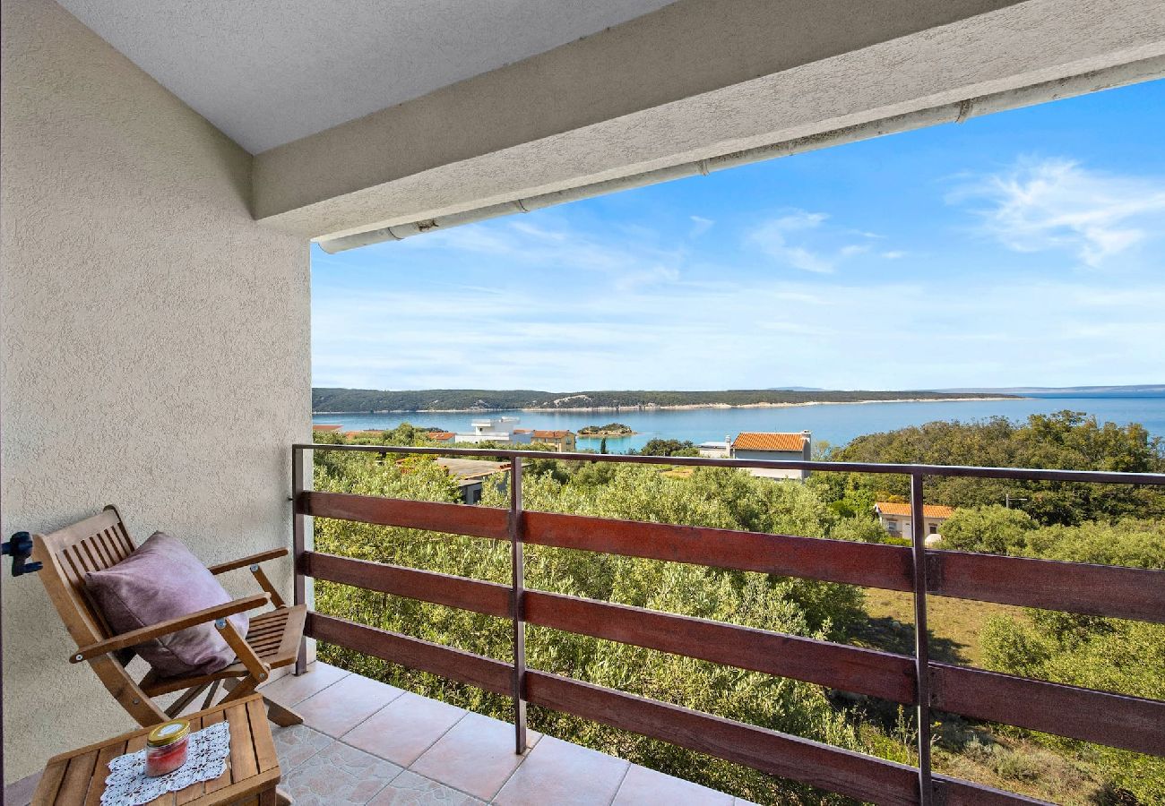 Ferienwohnung in Supetarska Draga - Anamar-Apartment mit einem Schlafzimmer,Meerblick