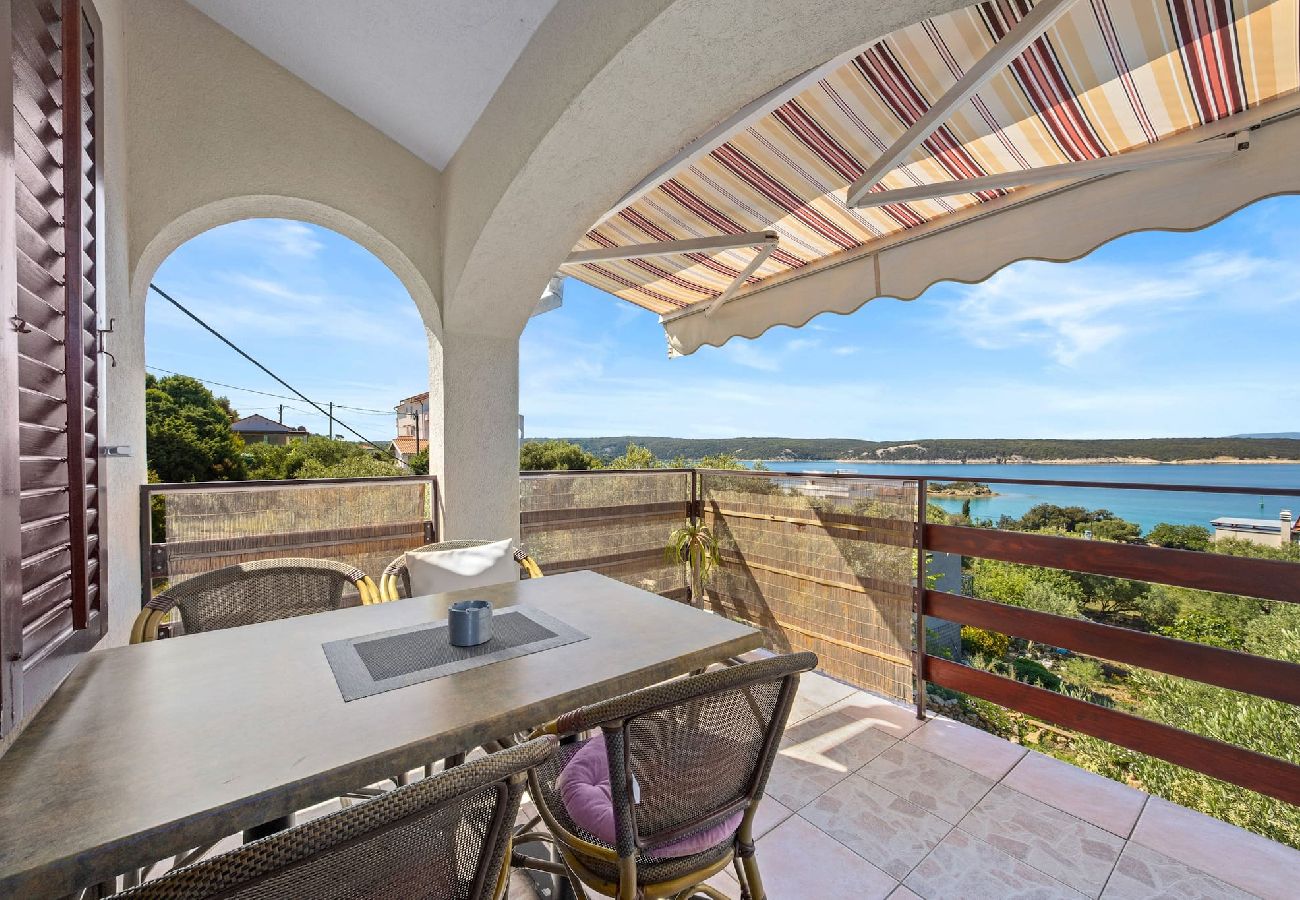 Ferienwohnung in Supetarska Draga - Anamar-Apartment mit einem Schlafzimmer,Meerblick