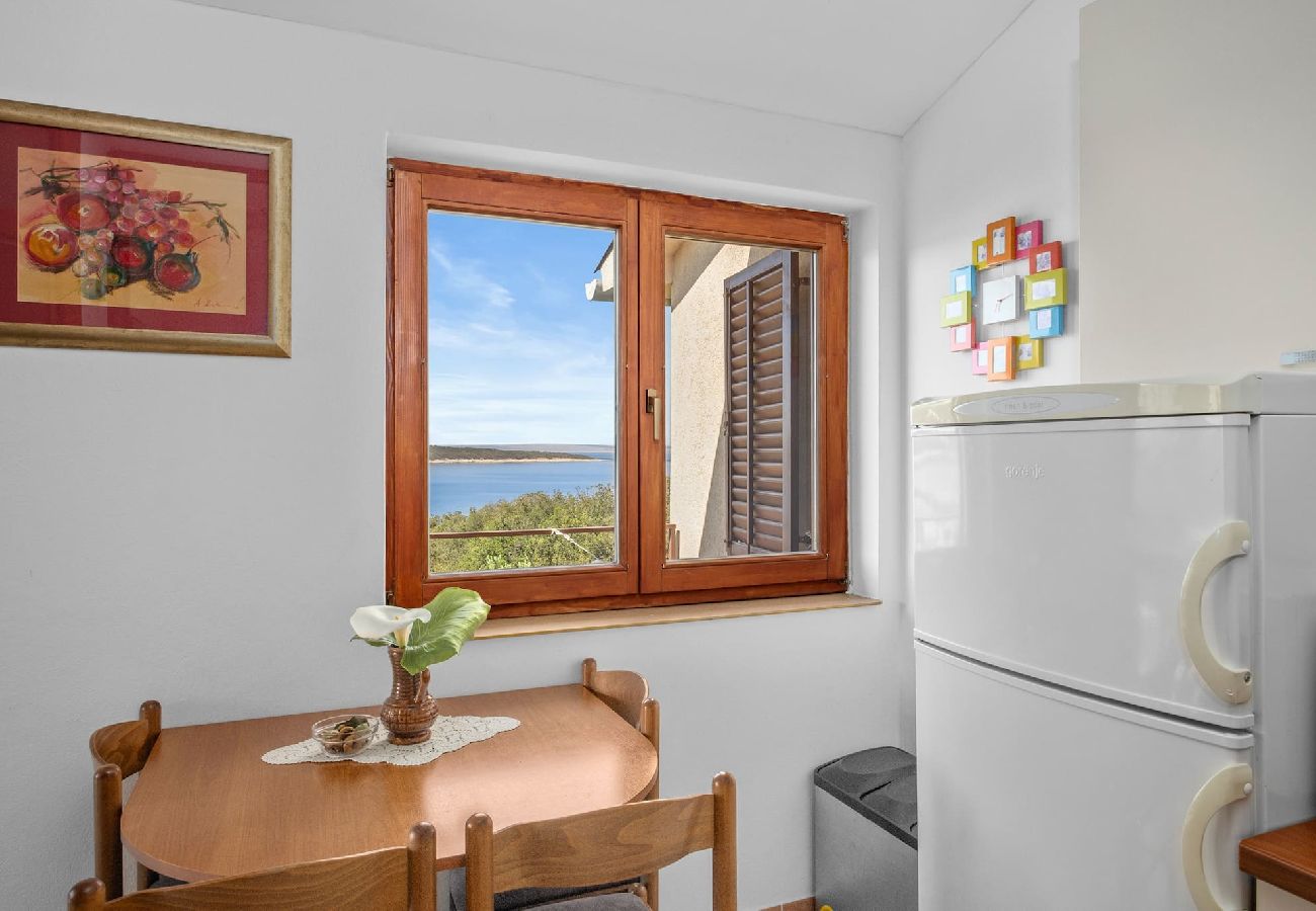 Ferienwohnung in Supetarska Draga - Anamar-Apartment mit einem Schlafzimmer,Meerblick