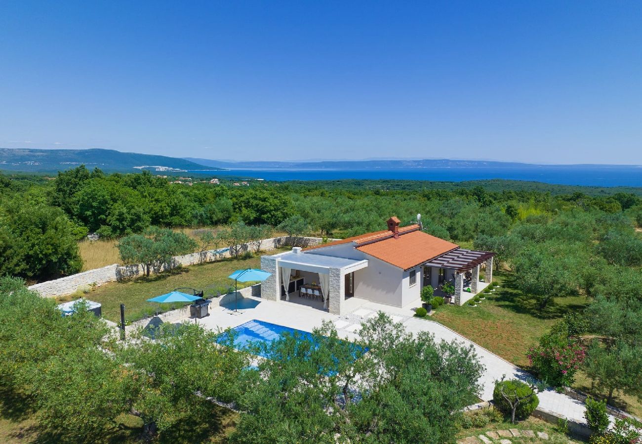 Villa in Mali Vareški - Villa Silentio mit Whirlpool und Pool (4+2)