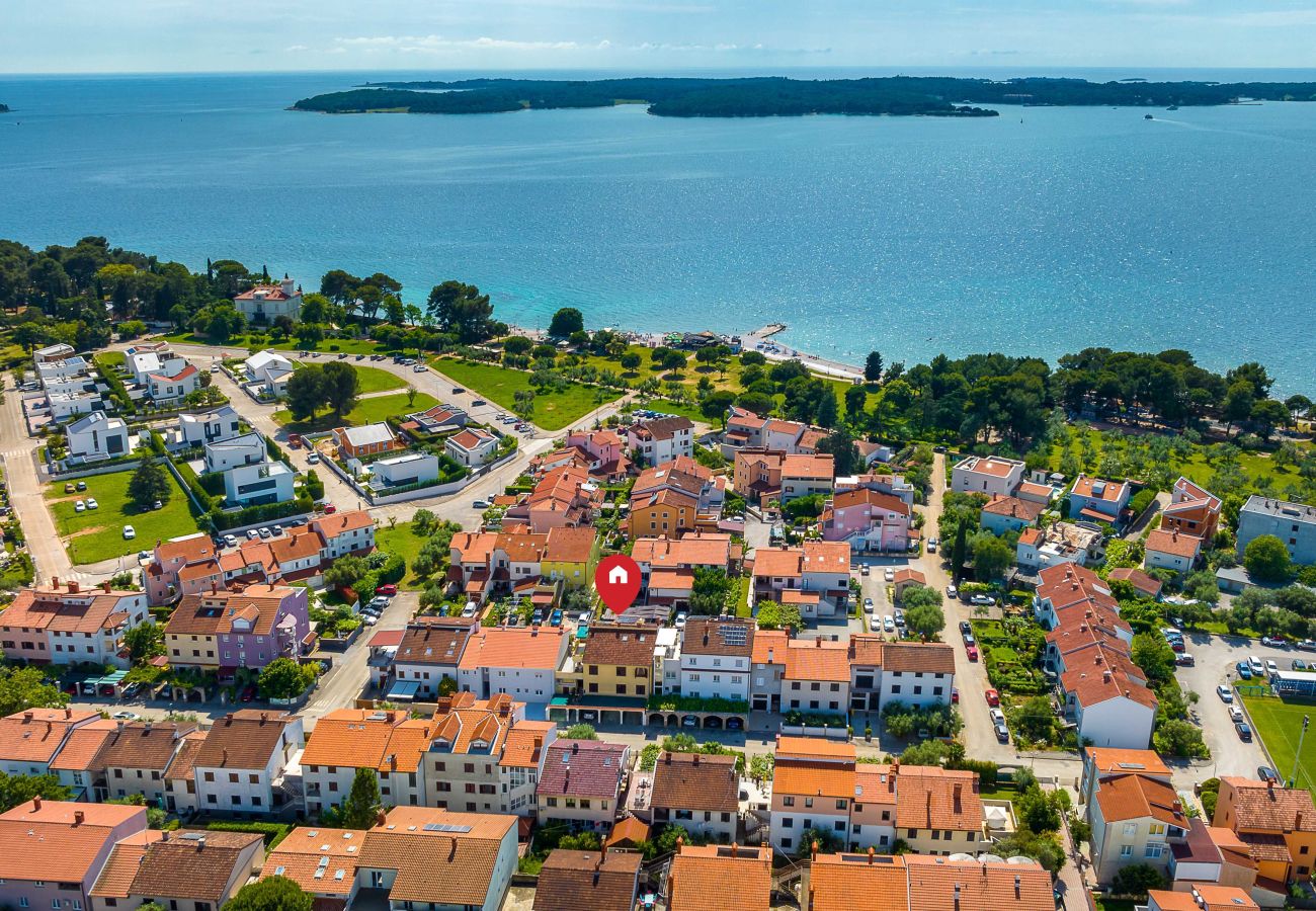 Ferienwohnung in Fažana - Villa Nada in Strandnähe - Wohnung A2