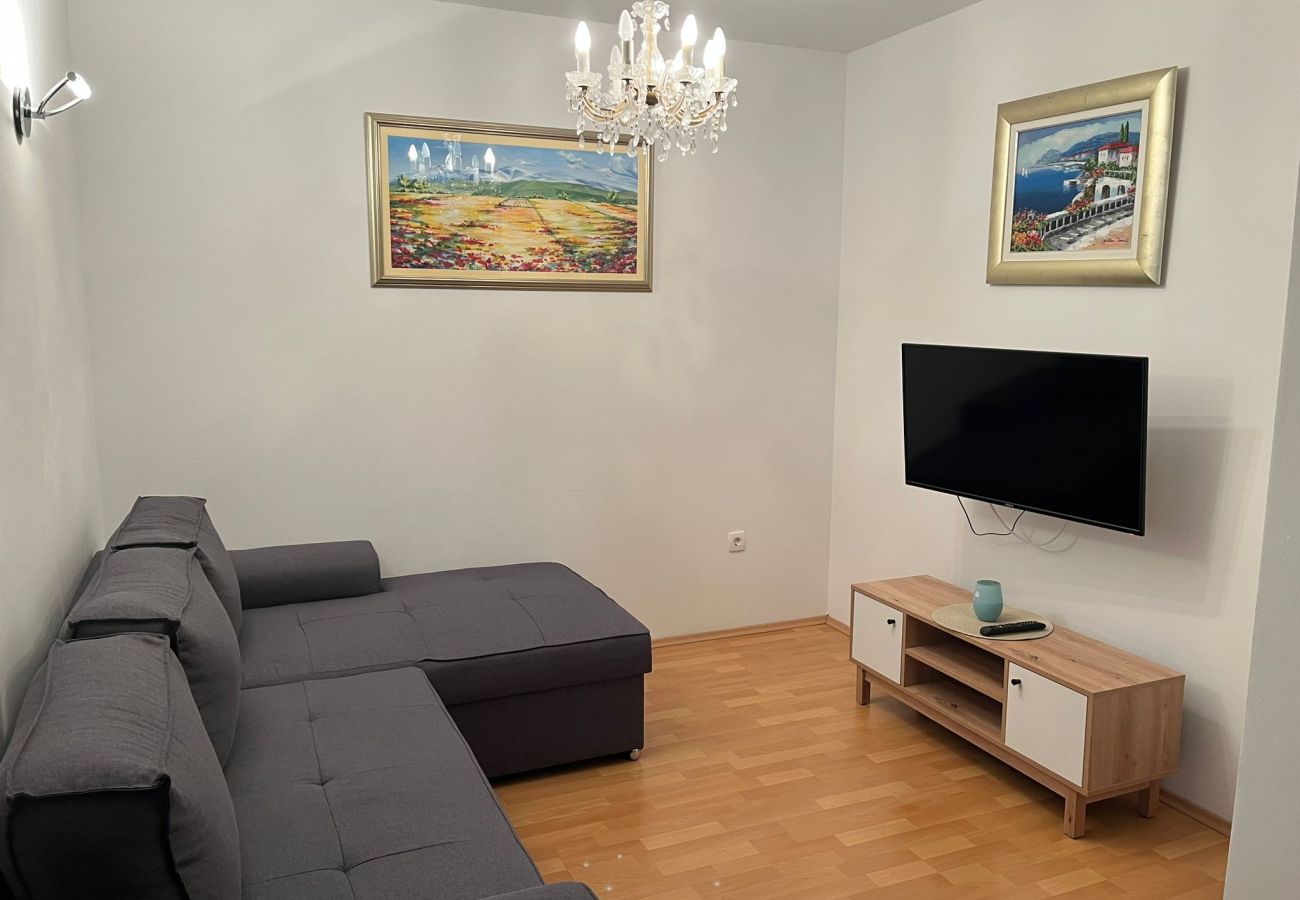 Ferienwohnung in Rogoznica - Apartments Sun Rogoznica - Apartment mit einem Schlafzimmer und Meerblick A1