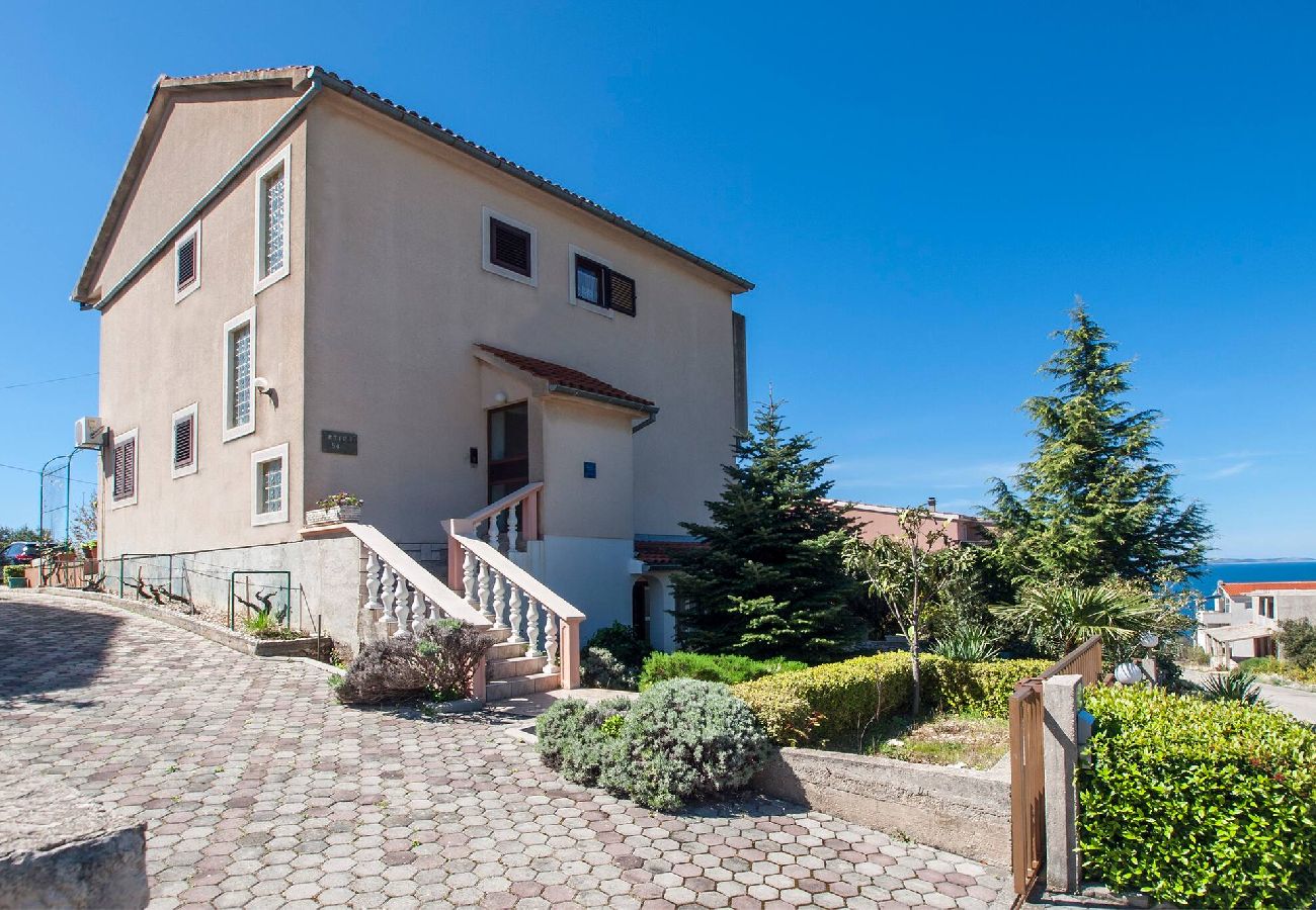 Zimmeranmietung in Primošten - Apartments und Zimmer Mikelin - Zimmer mit Meerblick (Blaues Zimmer 3)