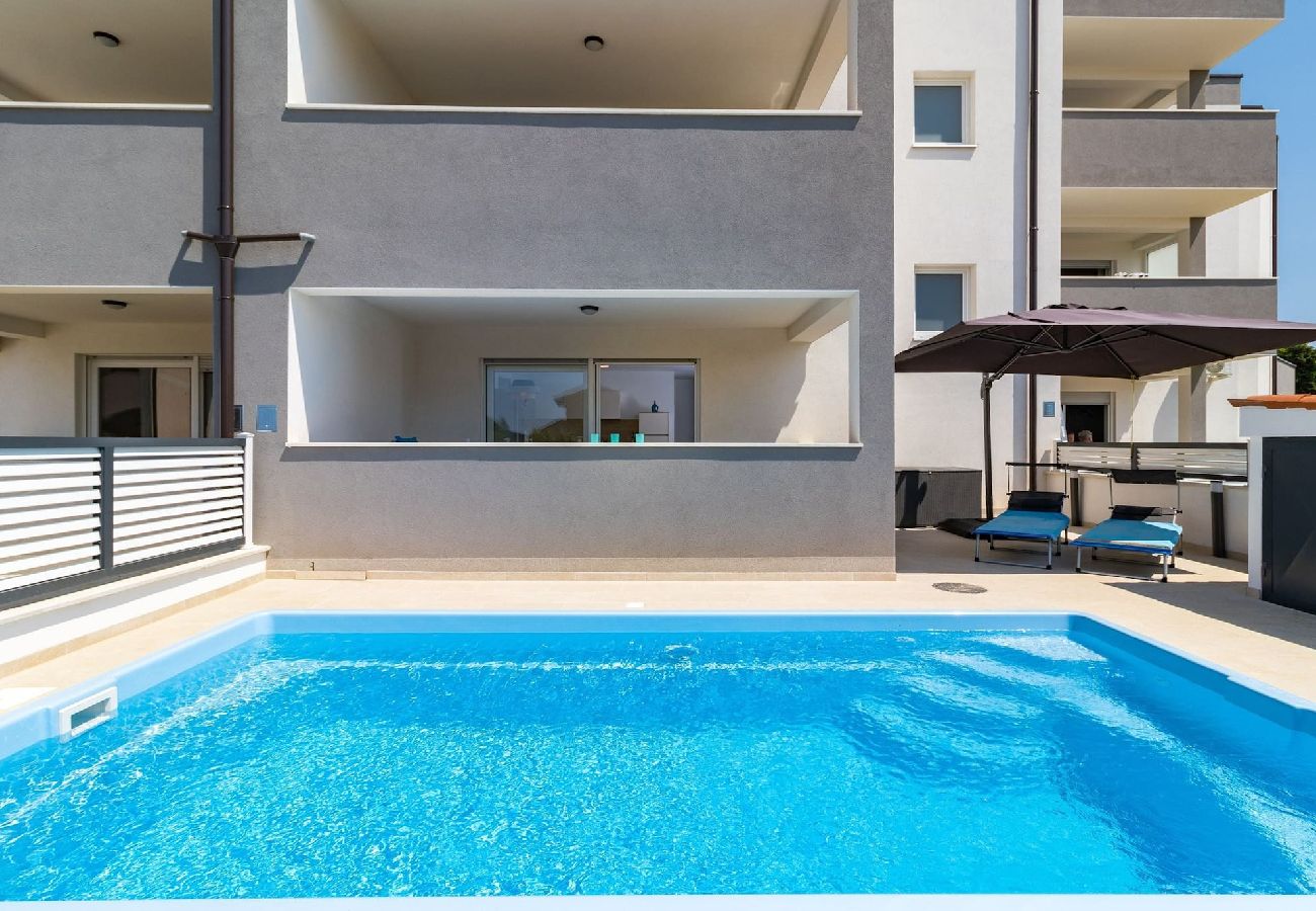 Apartment in Medulin - Pool Apartment Sax with Sea View (Private Pool) 