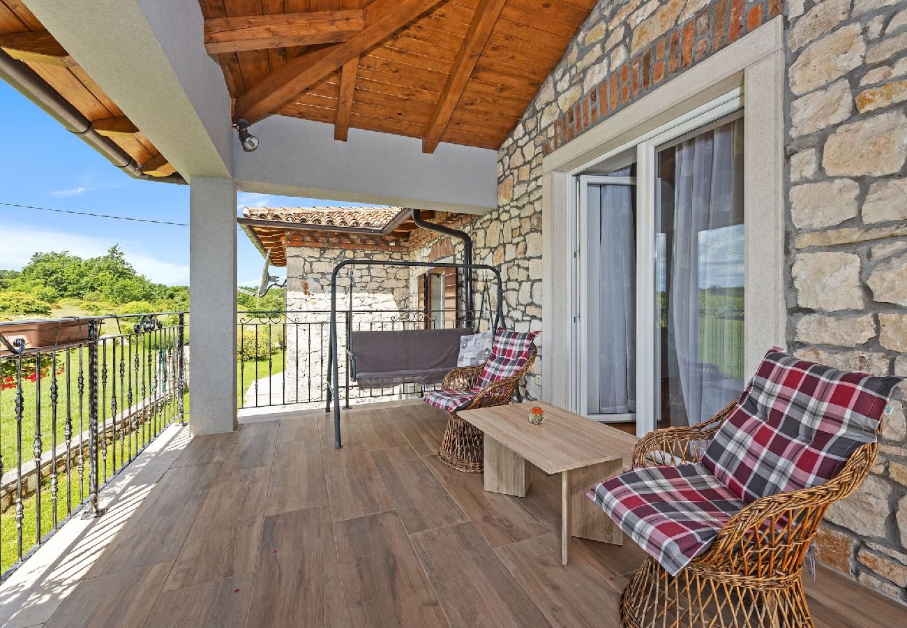 Villa in Nedešcina - Villa Katarina - Old Stone House with Private Pool 